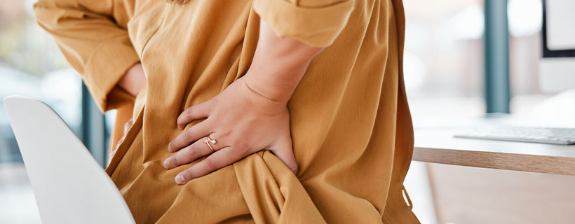 patient needing back pain chiropractor in Sherman TX